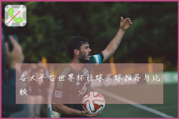 各大平台世界杯让球买球推荐与比较